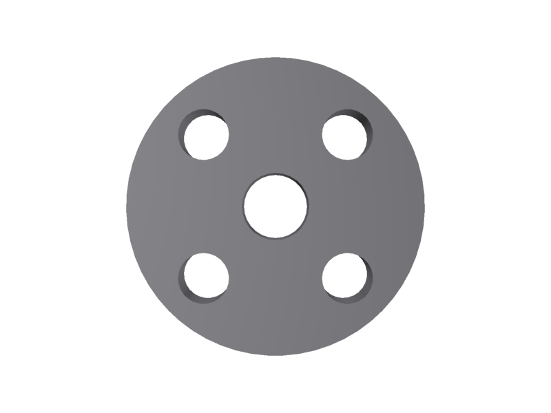 Threaded Flange 1'' - 2500#::