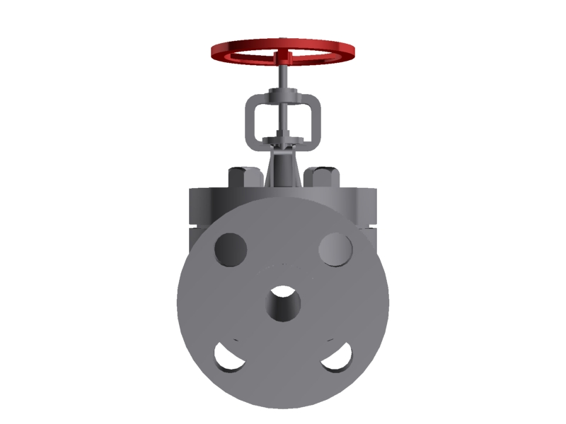 Globe Valve - 0.1/2''  600#  Flanged::