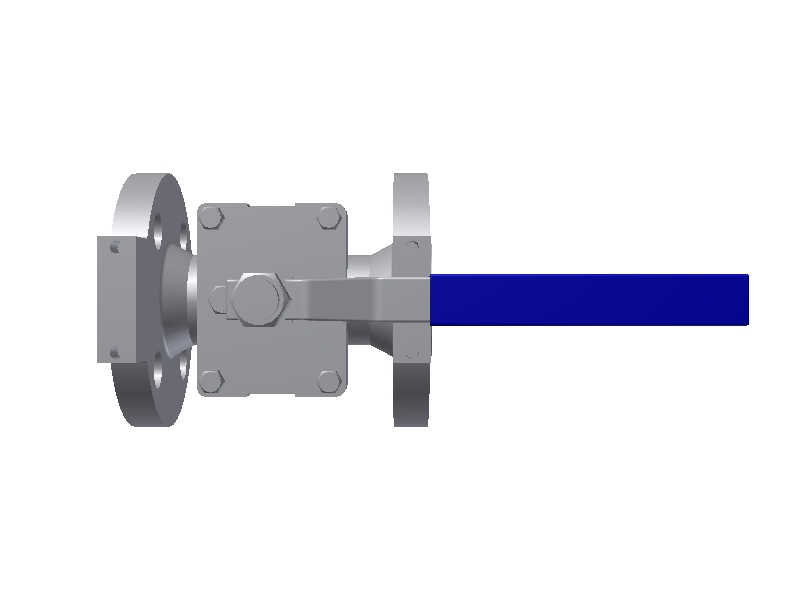 VELAN Ball Valve TOP-ENTRY FLANGED REGULAR PORT 3/4'' -150#::